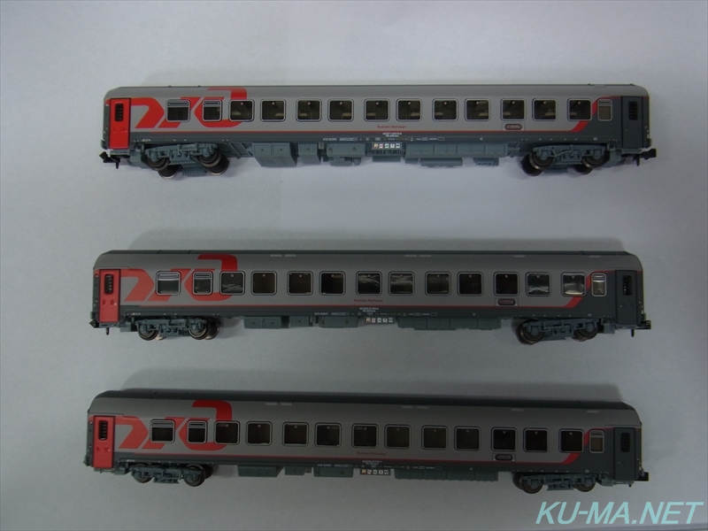 L.S.Models ロシア鉄道 モスクワ-ベルリン 3両セット 78028の写真