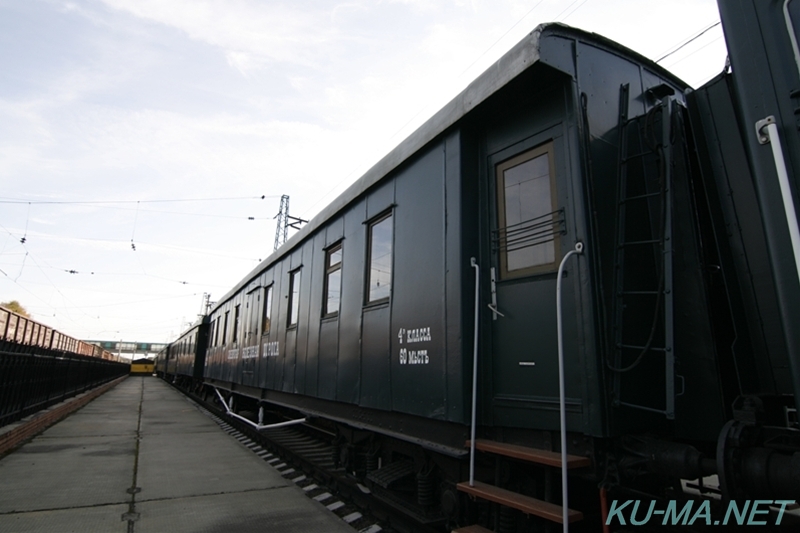 戦前のシベリア鉄道4等車No.007反対側の写真