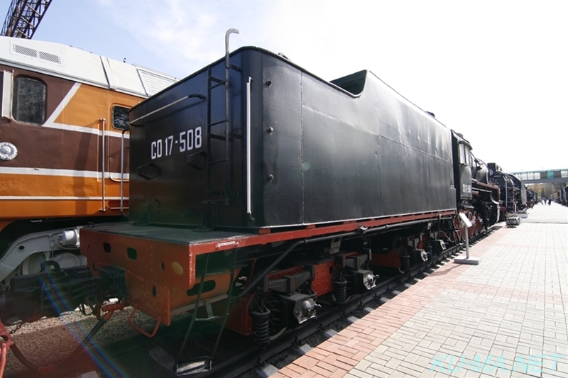 ロシア蒸気機関車СО 17-508最後尾の写真