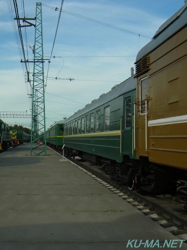 ソ連寝台車車体幅比較の写真