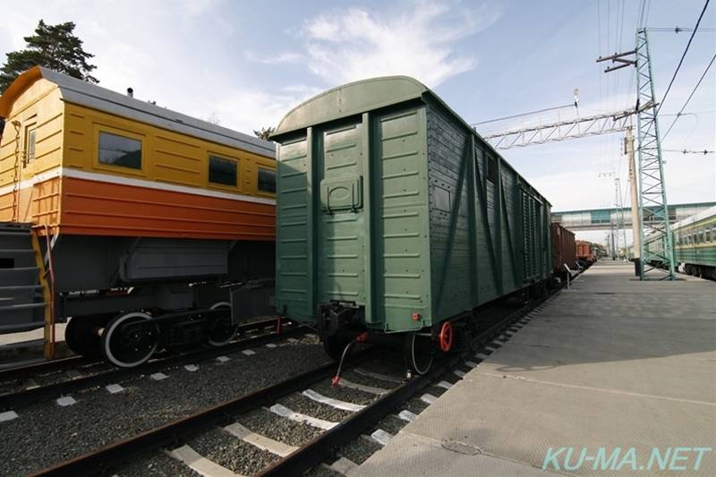 Photo of Russian cattle car