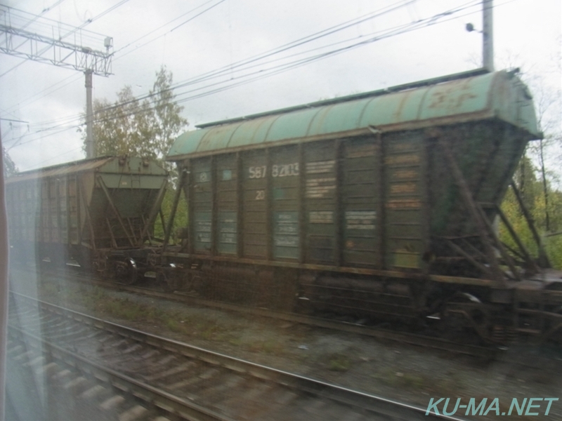 Фото Транс-Сибирской железной дороги Хоппер поезд