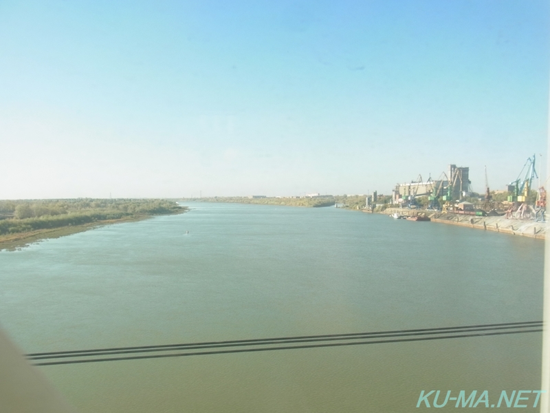 Photo of Irtysh River as seen from the window